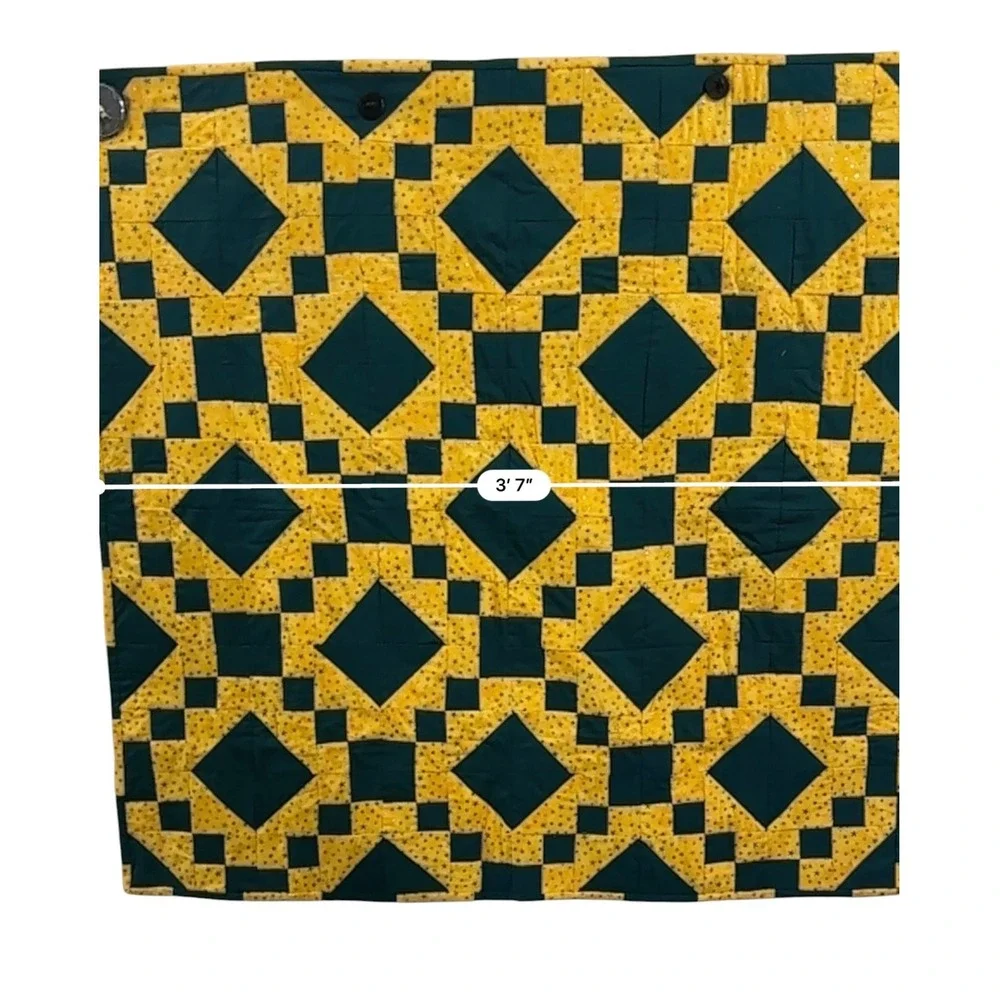 Handmade patchwork wall
